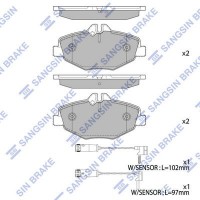 SP2194 Hi-Q Комплект гальмівних колодок дисковий гальм