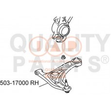 503-17000 IAP QUALITY PARTS Ричаг незалежної підвіски колеса, подвеска колеса