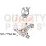 503-17000 IAP QUALITY PARTS Ричаг незалежної підвіски колеса, подвеска колеса