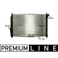 CR 1310 000P MAHLE Радіатор охолодження двигуна