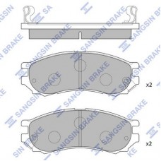 SP1128 Hi-Q Комплект гальмівних колодок дисковий гальм