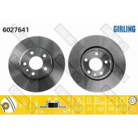 6027641 GIRLING Гальмівний диск