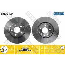6027641 GIRLING Гальмівний диск