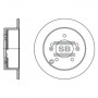 SD1128 Hi-Q Гальмівний диск