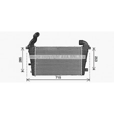 OL4707 AVA QUALITY COOLING Интеркулер