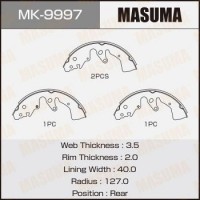 MK-9997 MASUMA Комплект гальмівних колодок