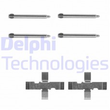 LX0095 DELPHI Комплектуючі колодки дискового гальма