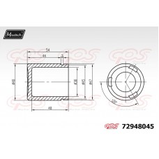 72948045 MAXTECH Поршень корпус скоби гальма