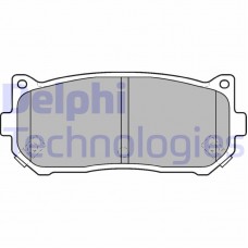 LP1528 DELPHI Комплект гальмівних колодок дисковий гальм