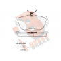 RB1015-700 R BRAKE Комплект гальмівних колодок дисковий гальм