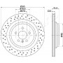 DP-0520 JAPANPARTS Гальмівний диск