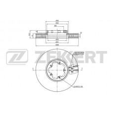 BS-6340 ZEKKERT Гальмівний диск
