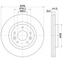 MDC2695 MINTEX Гальмівний диск