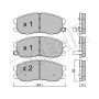 22-0778-0 METELLI Комплект гальмівних колодок дисковий гальм