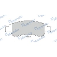 MBF015475 MANDO Комплект гальмівних колодок дисковий гальм