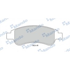 MBF015475 MANDO Комплект гальмівних колодок дисковий гальм