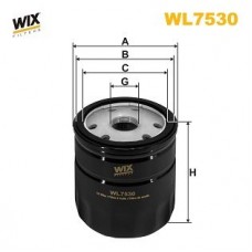 WL7530 WIX FILTERS Масляний фільтр