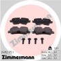 24192.175.1 ZIMMERMANN Комплект гальмівних колодок дисковий гальм