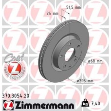 370.3054.20 ZIMMERMANN Гальмівний диск