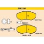 BA2241 BARUM КомплеК т гальмівних колодок, дискове гальмо