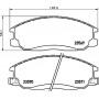 8DB 355 027-691 HELLA PAGID Комплект гальмівних колодок дисковий гальм