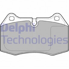 LP1584 DELPHI КомплеК т гальмівних колодок, дискове гальмо