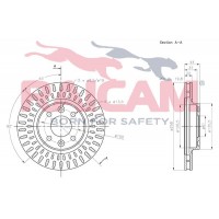 RD01266 RAICAM Гальмівний диск