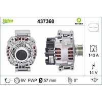 437360 VALEO Генератор