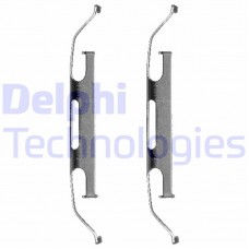 LX0360 DELPHI Комплектуючі колодки дискового гальма