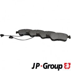 1163607710 JP GROUP Комплект гальмівних колодок дисковий гальм