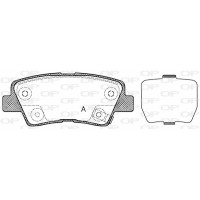 BPA1362.02 OPEN PARTS Комплект гальмівних колодок дисковий гальм