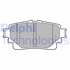 LP3599 DELPHI Комплект гальмівних колодок дисковий гальм