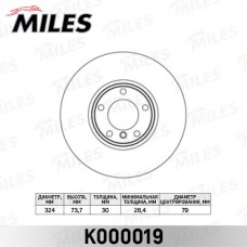K000019 MILES Гальмівний диск