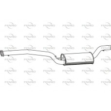 P7859 FENNO Середній глушник вихлопних газів