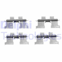 LX0467 DELPHI Комплектуючі колодки дискового гальма
