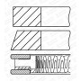08-437700-00 GOETZE ENGINE Комплект поршневих кілець