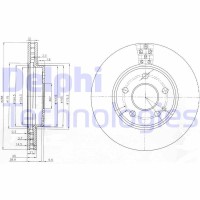 BG3909 DELPHI Гальмівний диск
