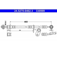 24.5270-0462.3 ATE Гальмівний шланг