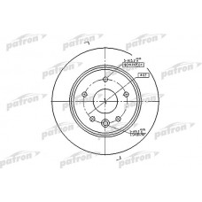PBD2794 PATRON Гальмівний диск