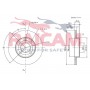 RD01057 RAICAM Гальмівний диск