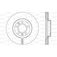 BDA2158.20 OPEN PARTS Гальмівний диск