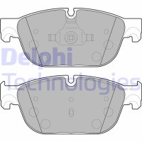 LP2198 DELPHI Комплект гальмівних колодок дисковий гальм