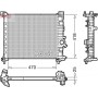 DRM20114 DENSO Радіатор охолодження двигуна