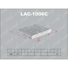 LAC-1006C LYNXauto Фільтр повітря у внутрішньому просторі