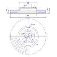 142.1137 CAR Гальмівний диск