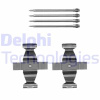 LX0546 DELPHI Комплектуючі колодки дискового гальма