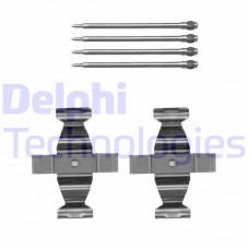 LX0546 DELPHI Комплектуючі колодки дискового гальма