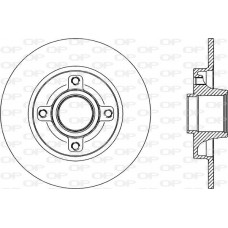 BDR2341.10 OPEN PARTS Гальмівний диск