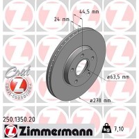 250.1350.20 ZIMMERMANN Гальмівний диск