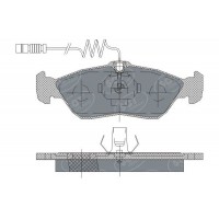 SP 232 PR SCT - MANNOL Комплект гальмівних колодок дисковий гальм